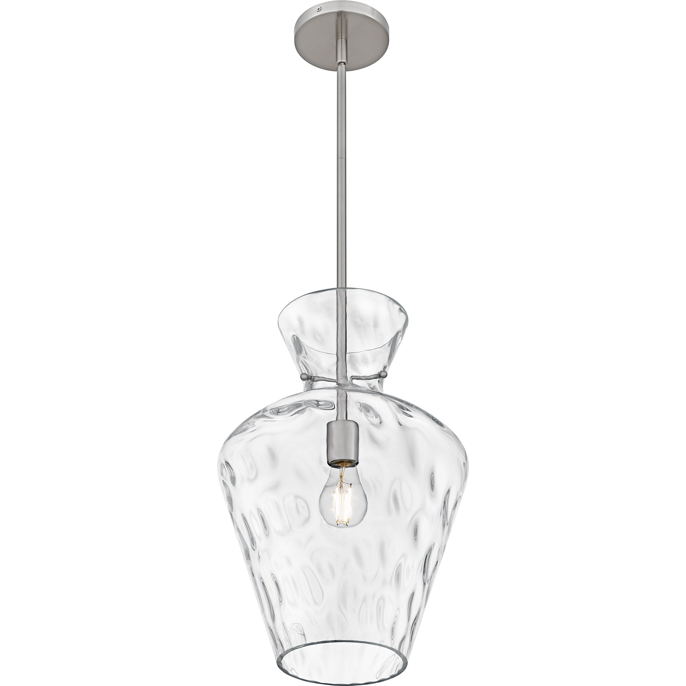 Quoizel Hollis závěsná lampa matná černá