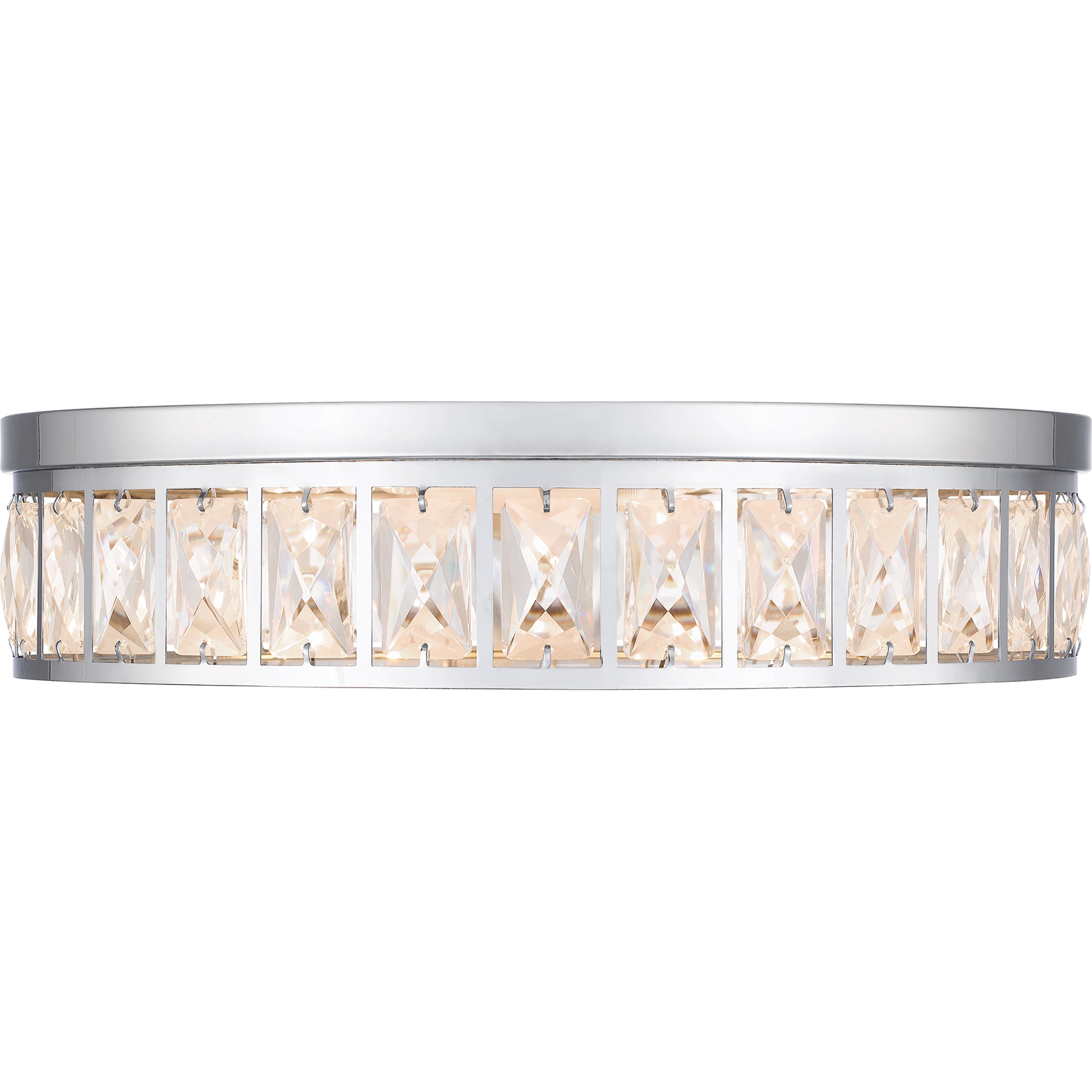 Quoizel Gibson Flush Mount stropní svítidlo matná černá křišťál