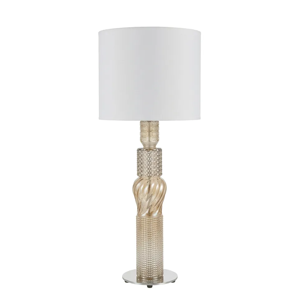 DESIGN BY US Vintage stolní lampa skleněná