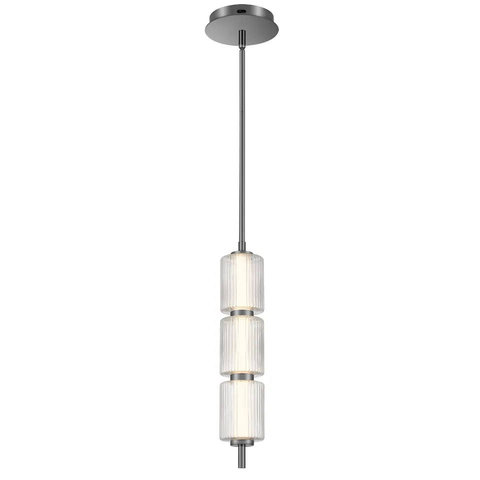 Quoizel Turner Mini Pendant závěsné svítidlo black chrome