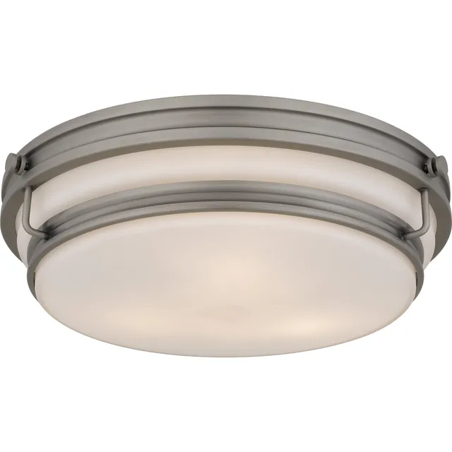 Quoizel Grafton Flush Mount stropnice weathered brass