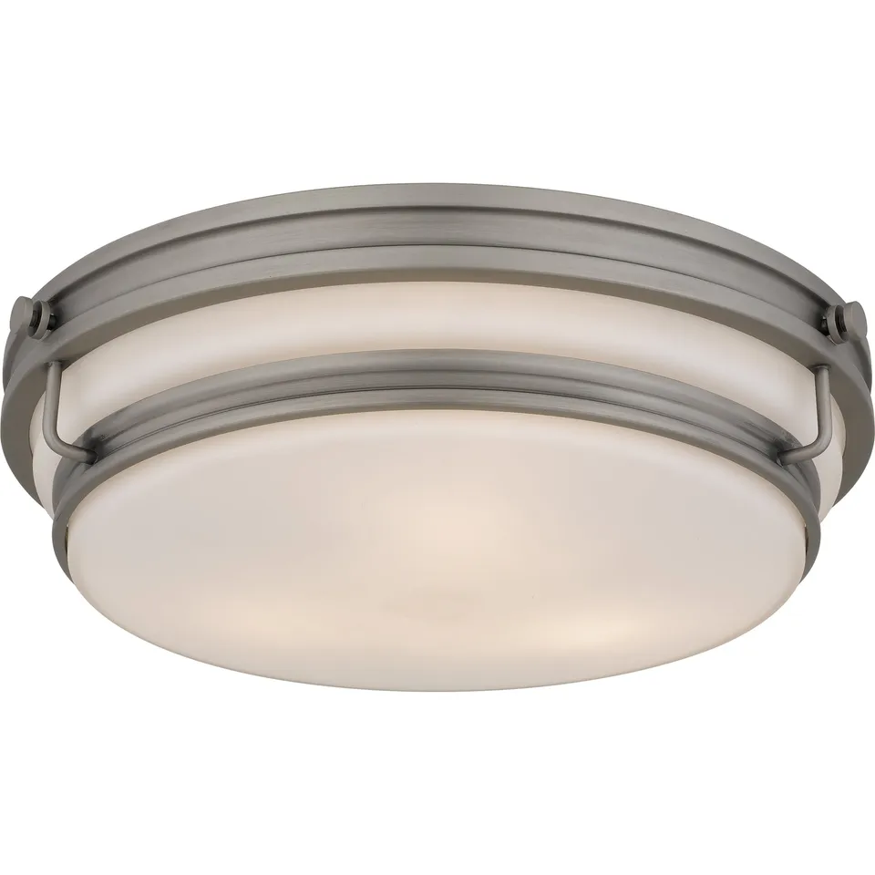 Quoizel Grafton Flush Mount stropnice weathered brass