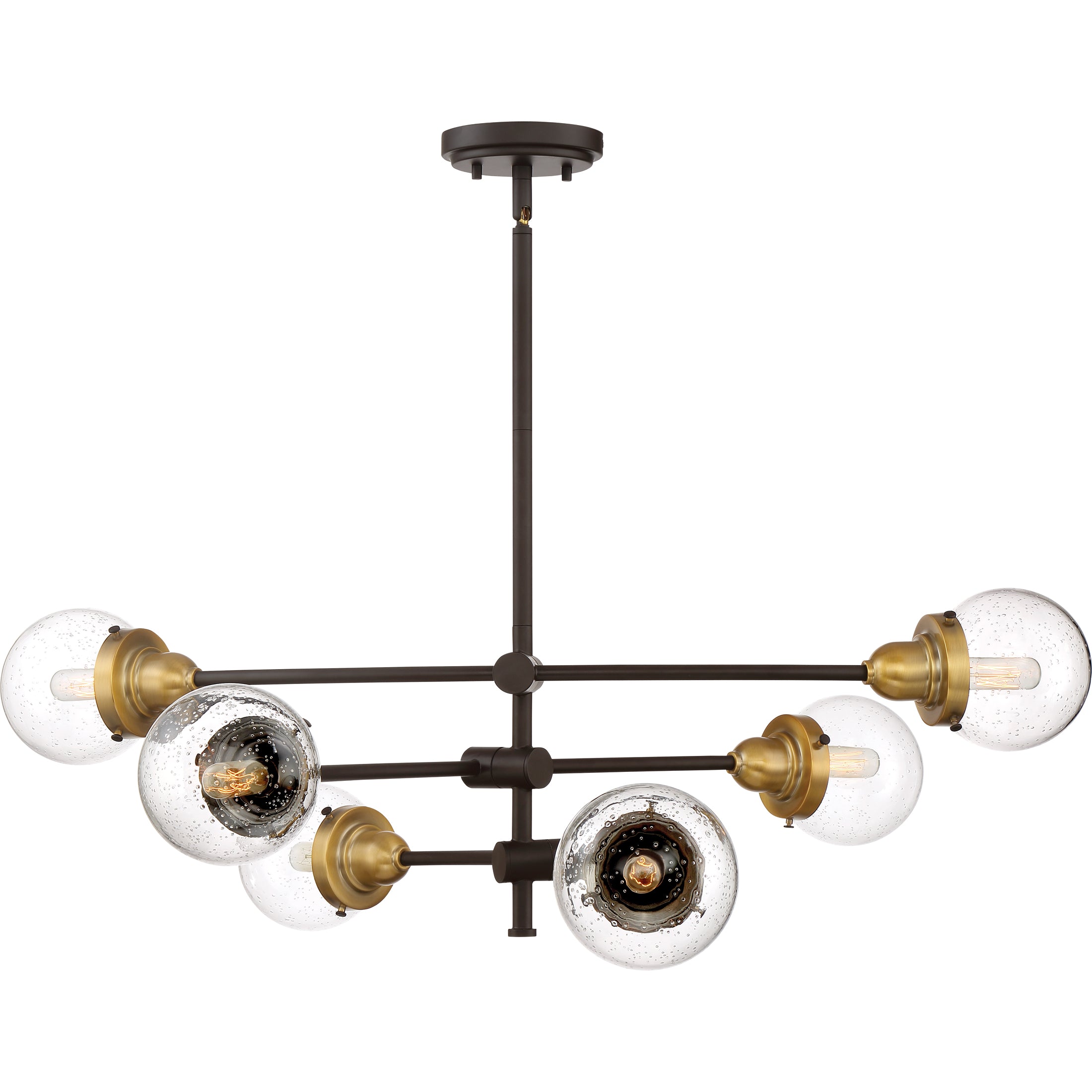 Quoizel Trance lustr Western Bronze nastavitelná ramena