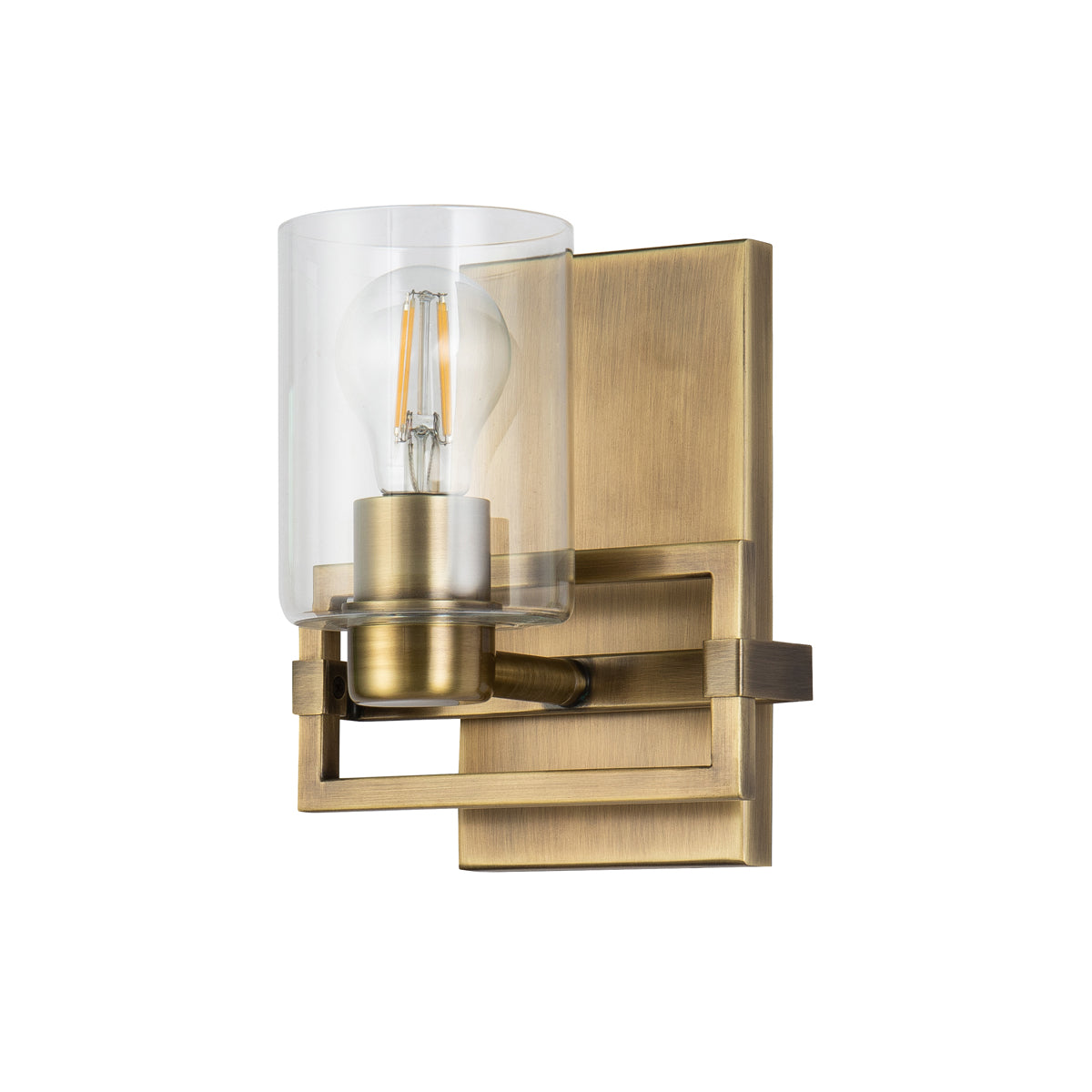 Gilded Nola Estes 1 Light koupelnové svítídlo mosaz