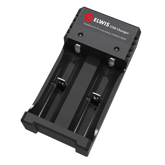 Elwis duální nabíječka baterií BAT002 s USB kabelem