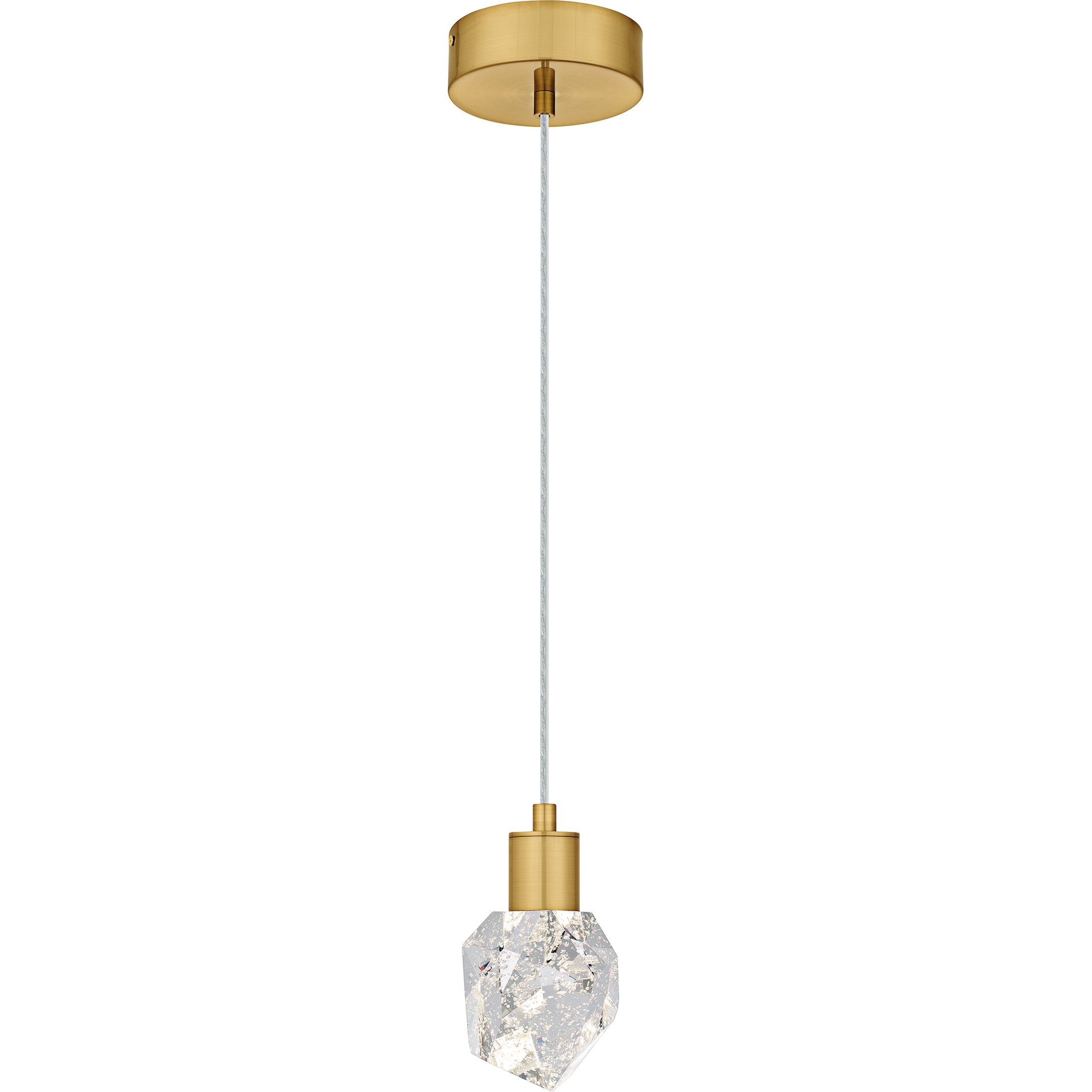 Quoizel Skye Mini Pendant závěsné svítídlo zlaté LED