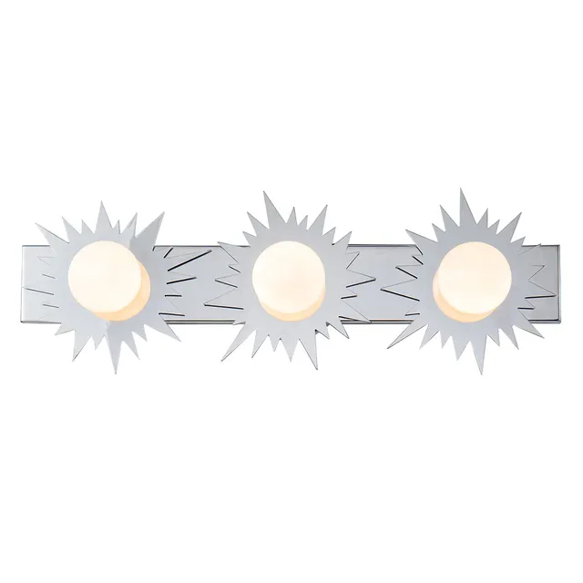 Gilded Nola Soleil 3 koupelnové svítidlo chrom matné koule