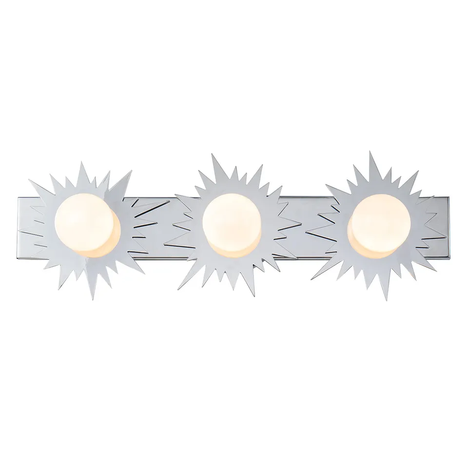 Gilded Nola Soleil 3 koupelnové svítidlo chrom matné koule
