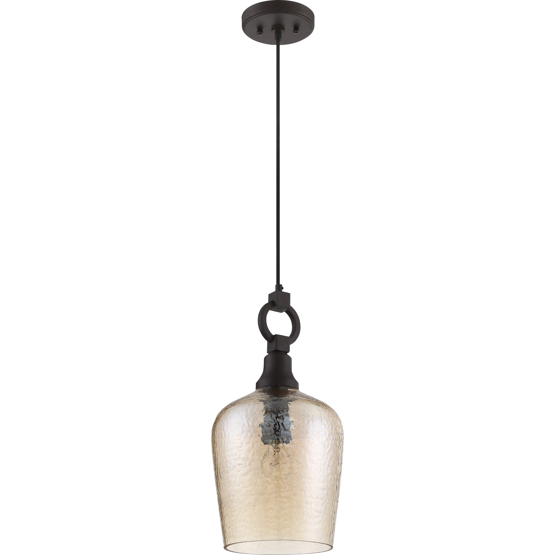 Quoizel Kendrick mini závěsné svítidlo bronzové 29 cm