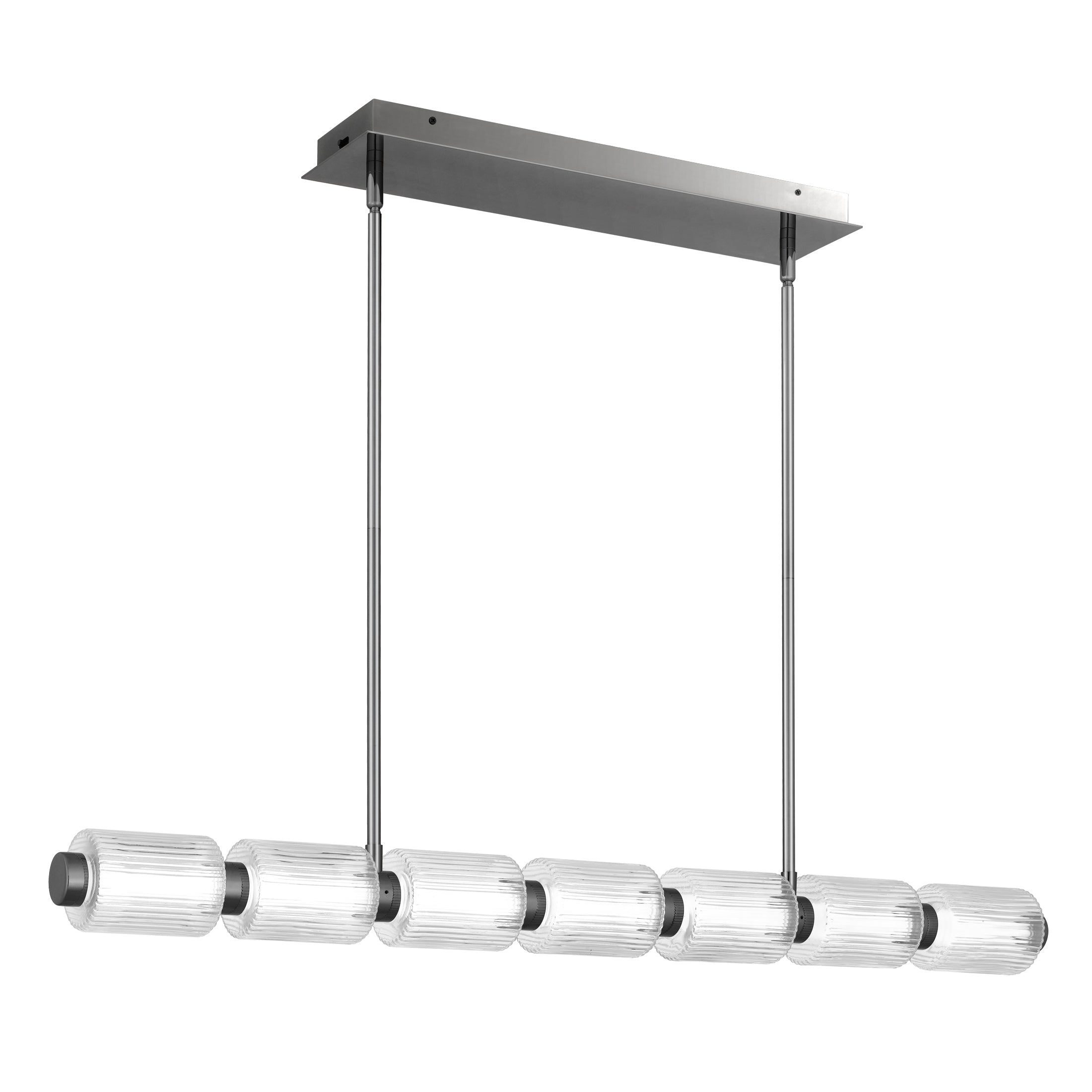Quoizel Turner ostrovní svítidlo black chrome LED