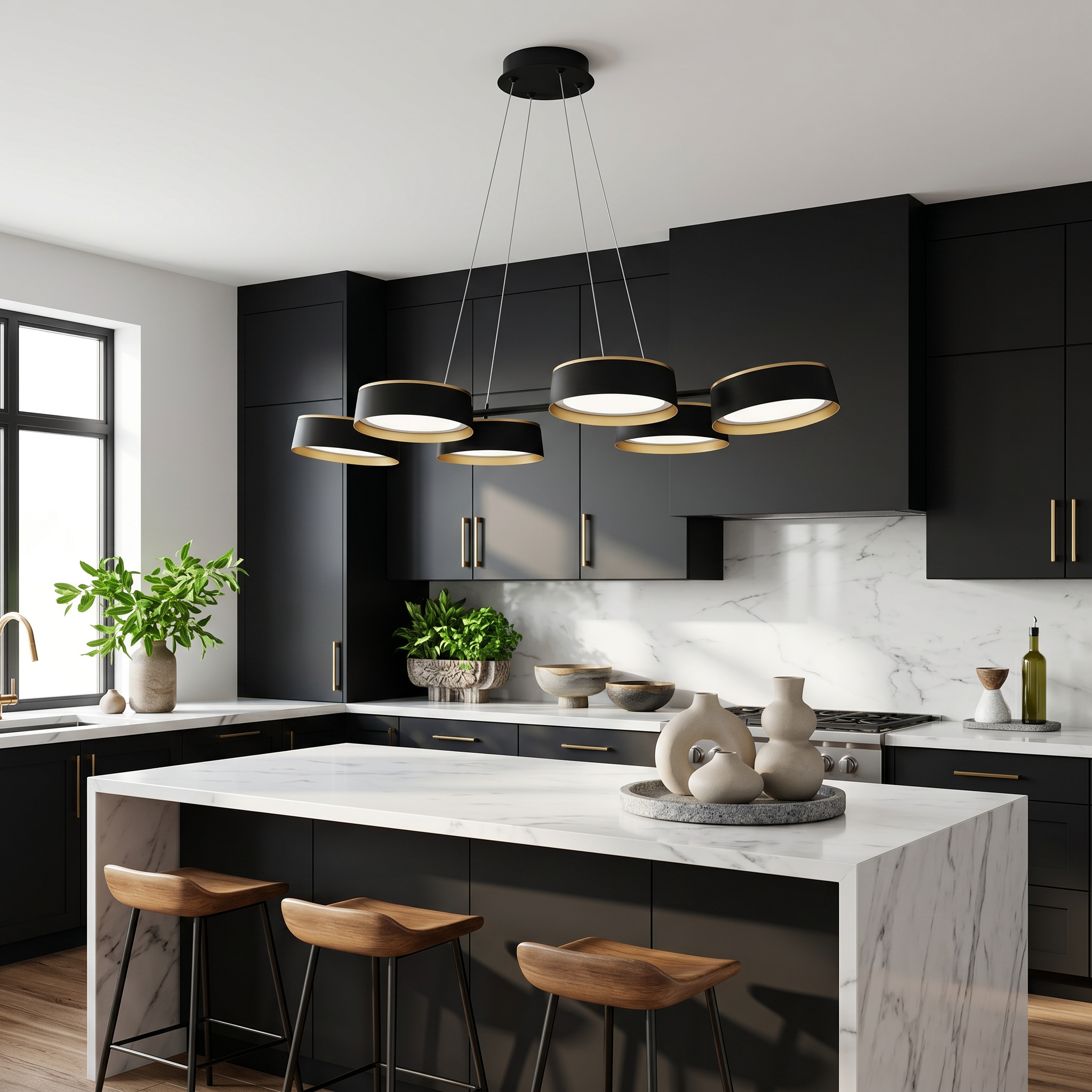 Quoizel Byrnes Island Light lineární lustr matte black