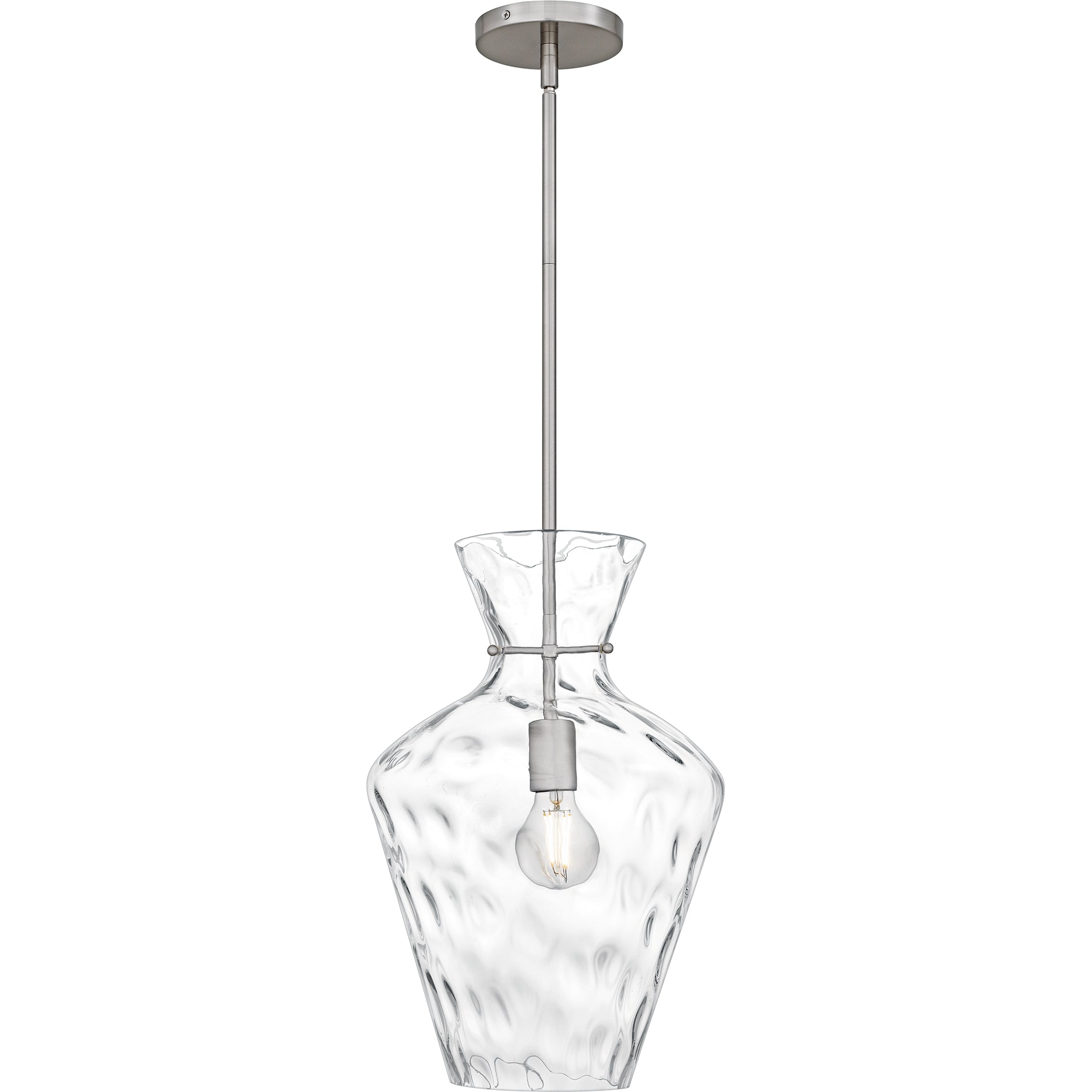 Quoizel Hollis závěsná lampa matná černá