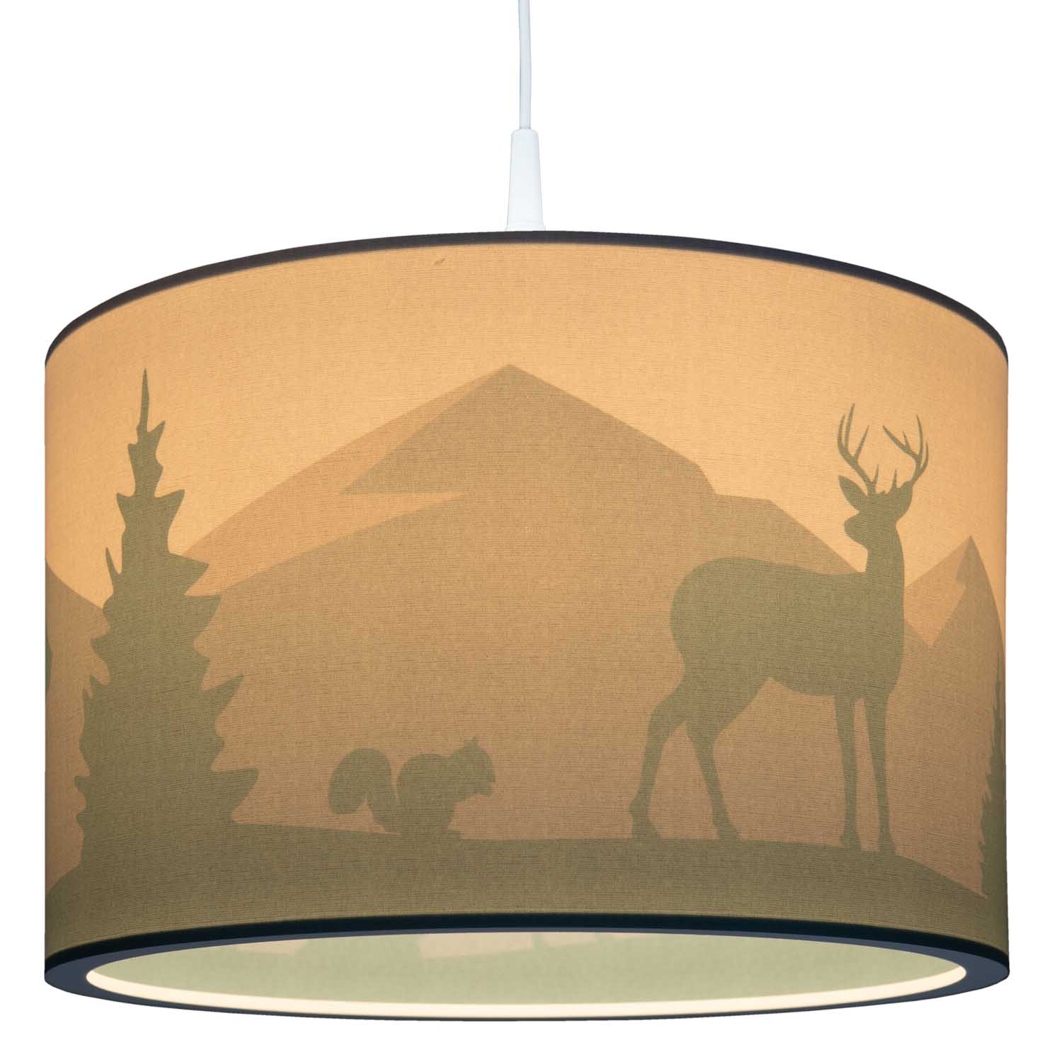 Elobra Scandi Wald závěsné svítido mint 40 cm