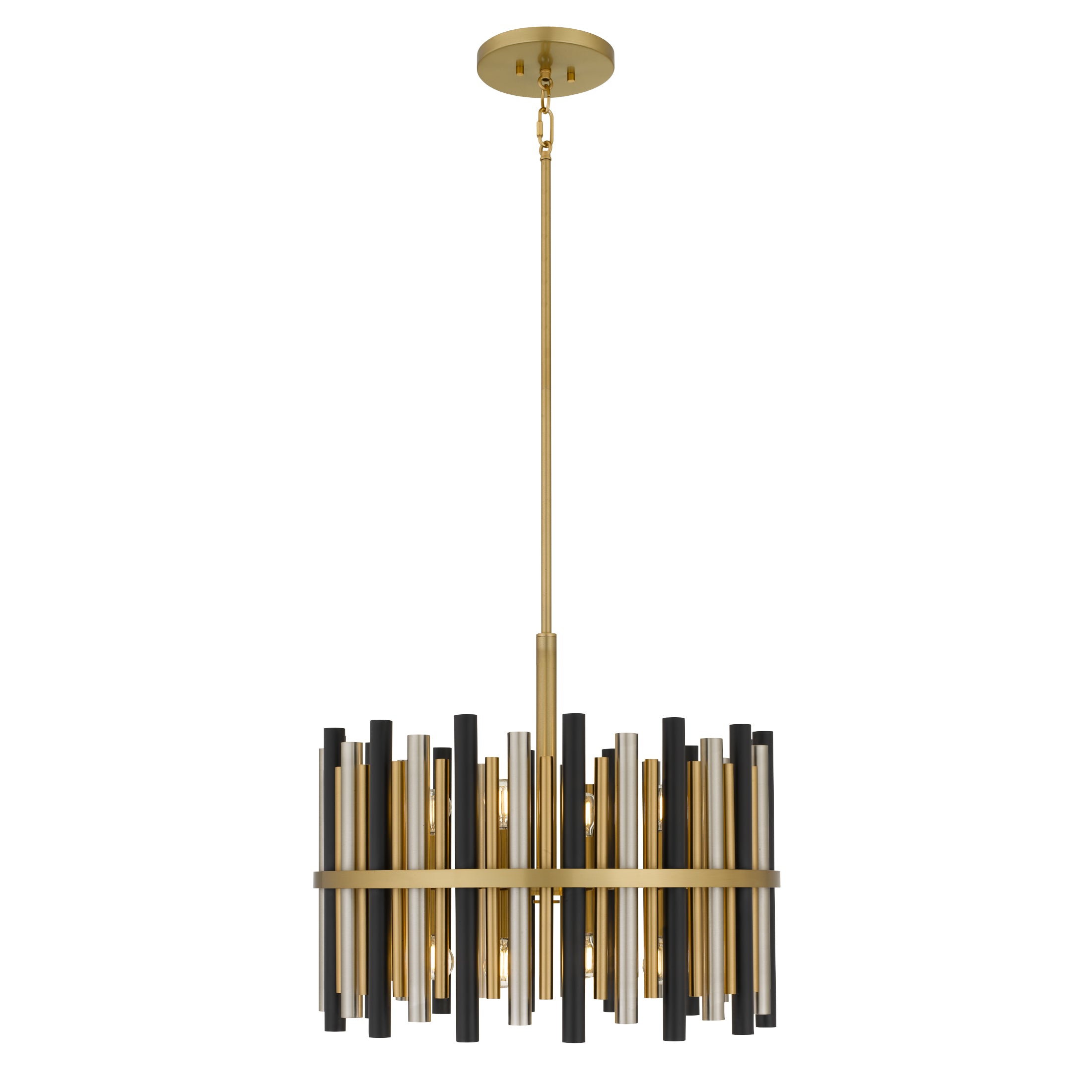 Quoizel Richards Convertible Pendant lustr 30" zlatá