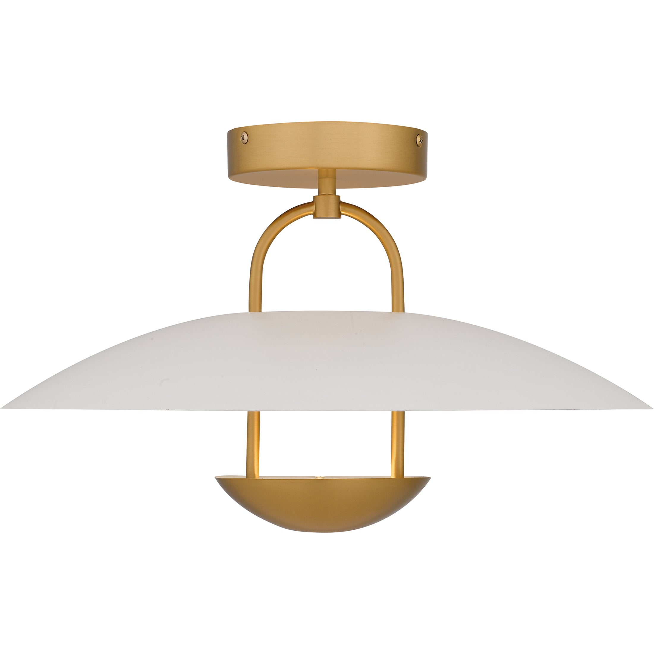 Quoizel Bingham Semi-Flush stropní svítidlo zlaté