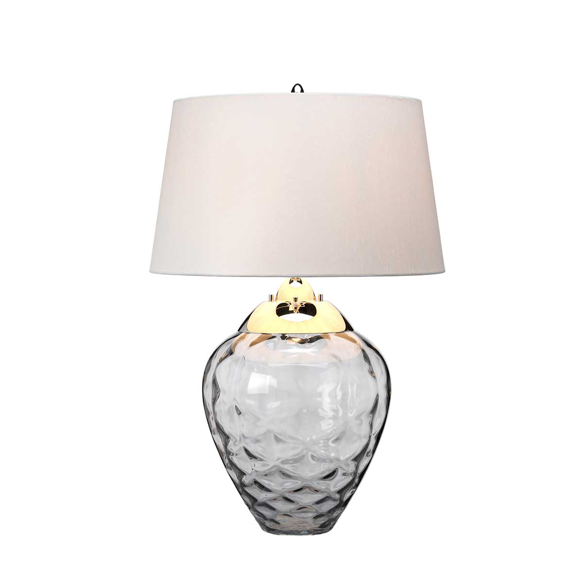 Gilded Nola Samara stolní lampa kouřová