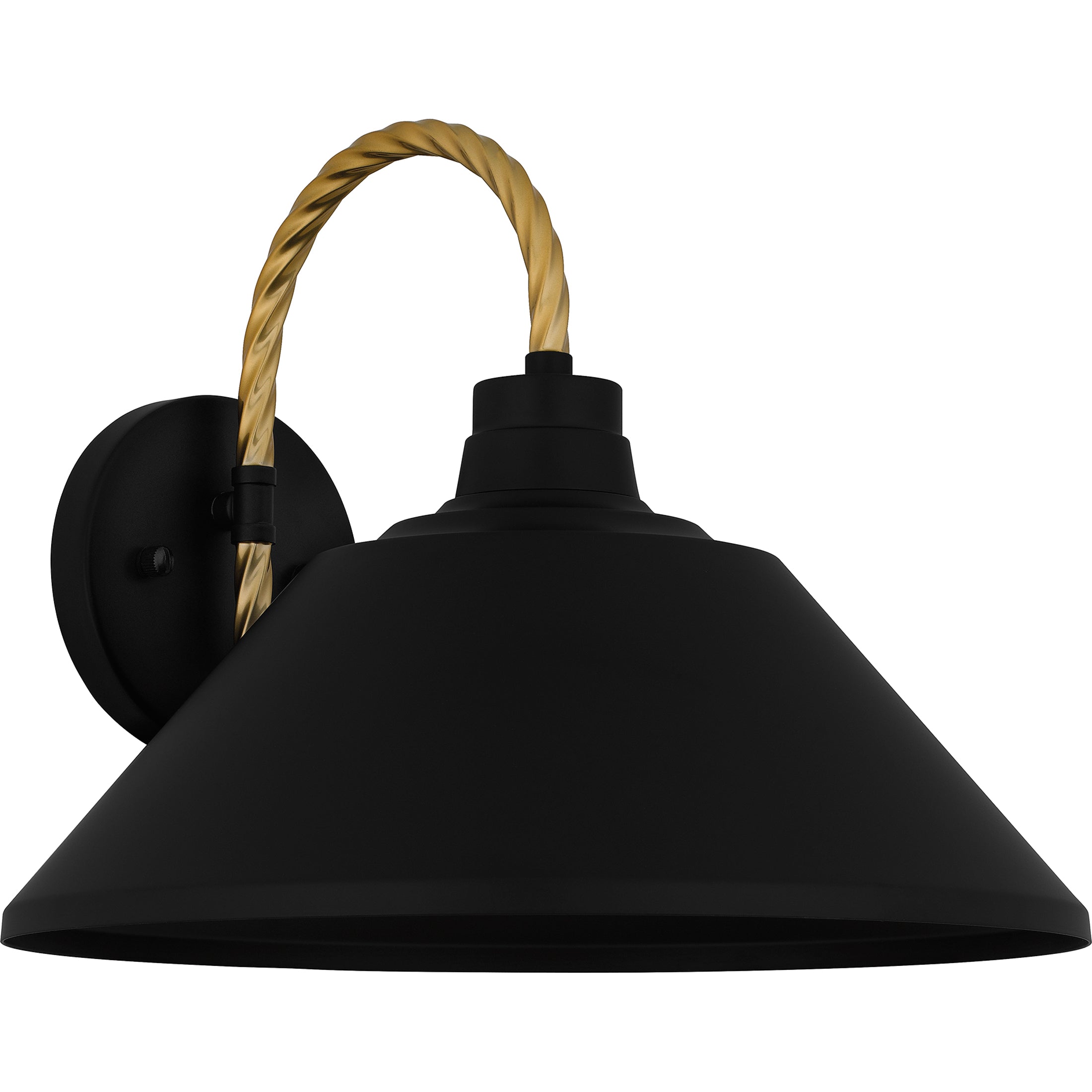 Quoizel Longshore venkovní svítidlo Matte Black 12"