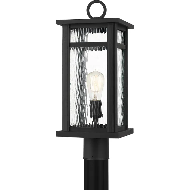 Quoizel Moira sloupová lampa Earth Black
