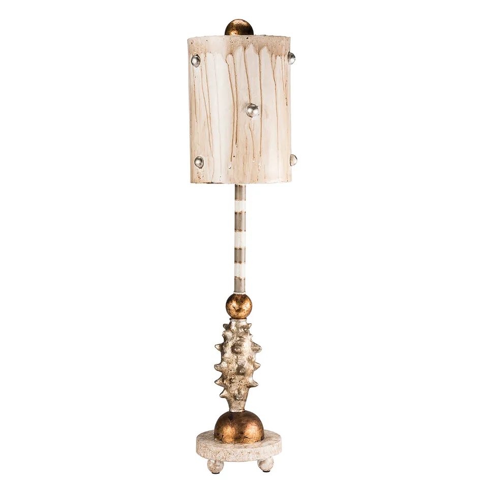 Gilded Nola Pome stolní lampa zlatostříbrná