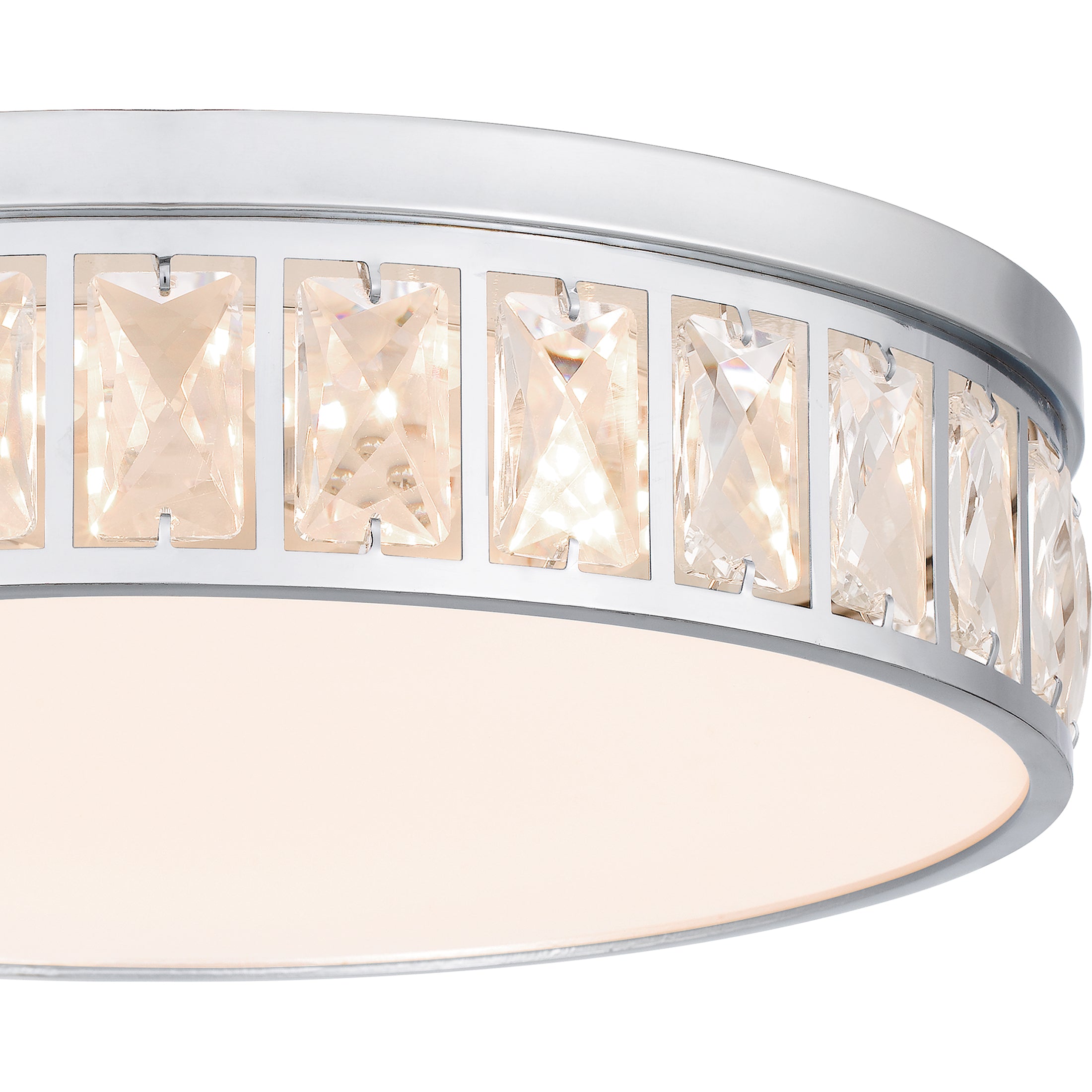 Quoizel Gibson Flush Mount stropní svítidlo matná černá křišťál