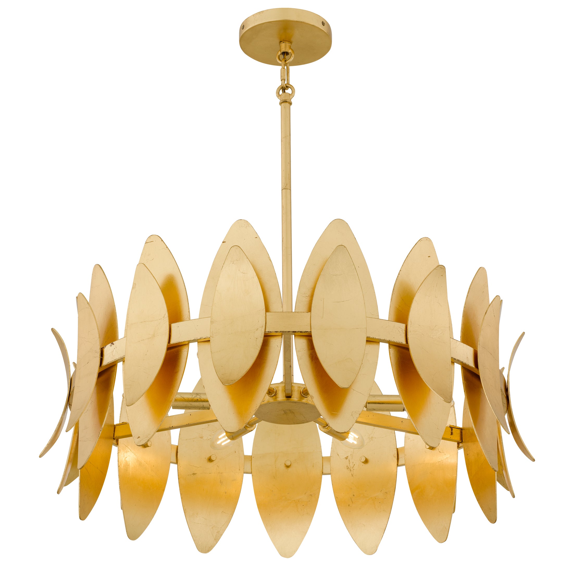 Quoizel Hayley Convertible Pendant závěsné svítidlo zlatá