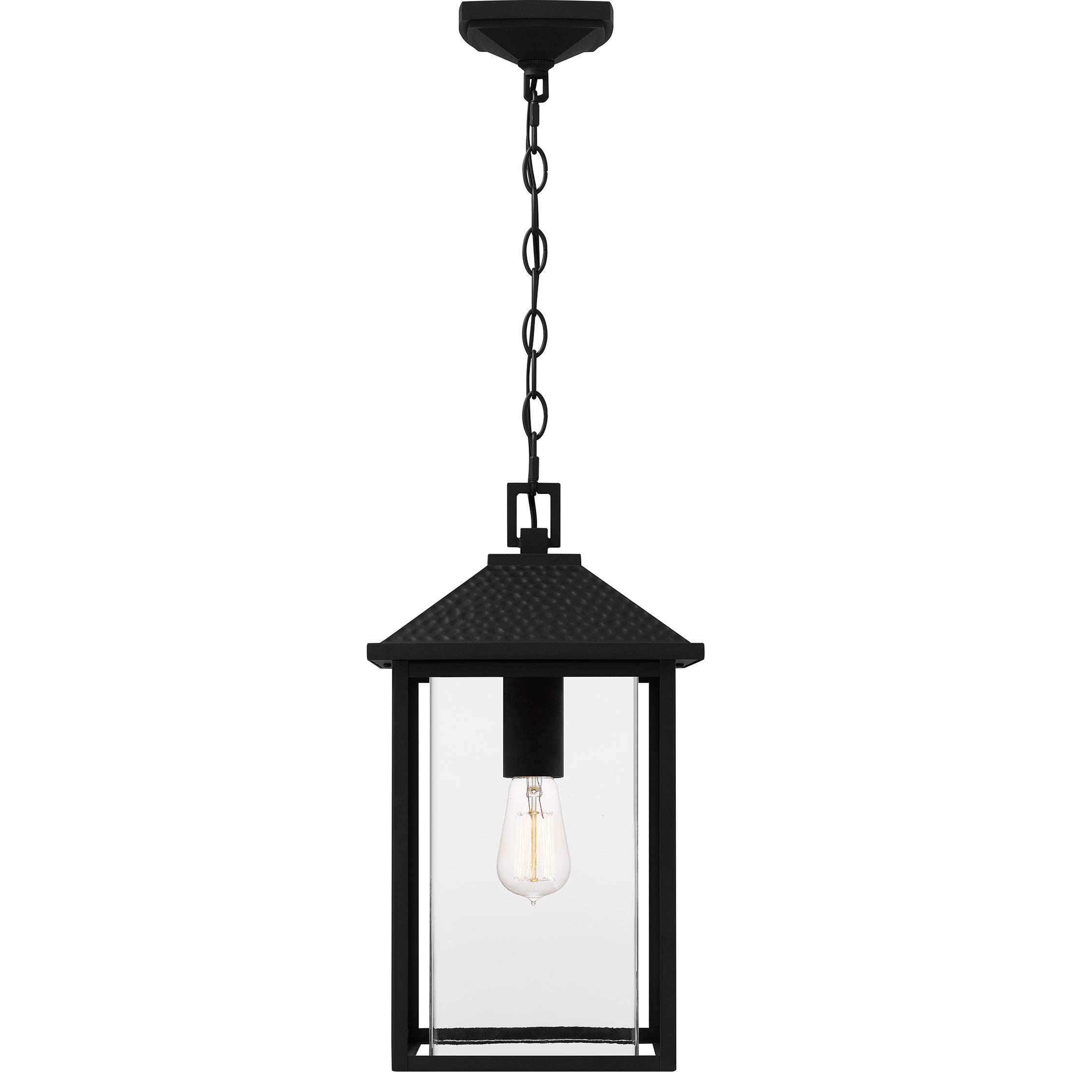 Quoizel Fletcher venkovní závěsná lampa earth black