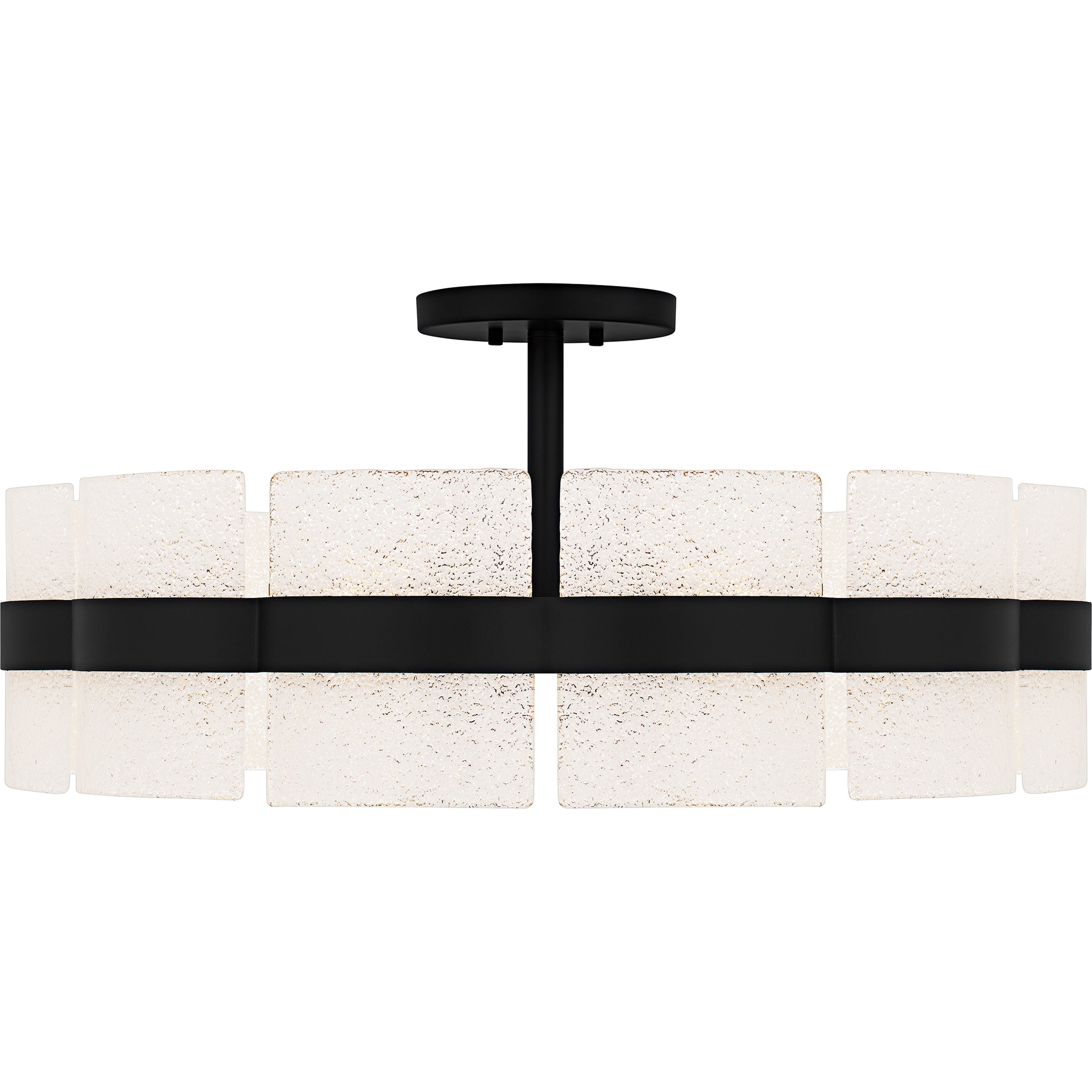 Quoizel Sweeney Semi-Flush svítidlo soft gold pískované