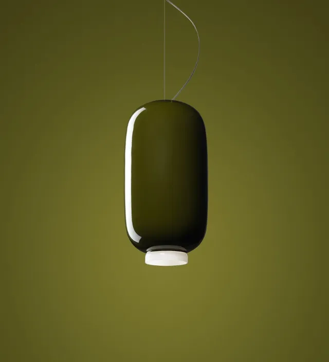 Foscarini Chouchin 2 závěsné svítidlo zelené