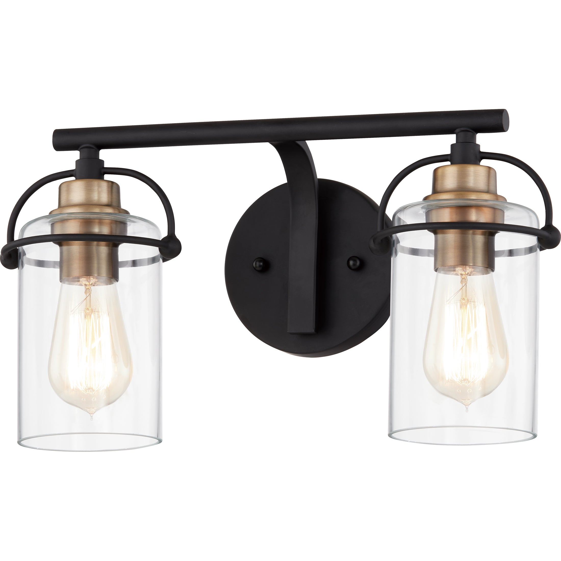 Quoizel Emerson Bath Light koupelnové svítidlo 2 světla black
