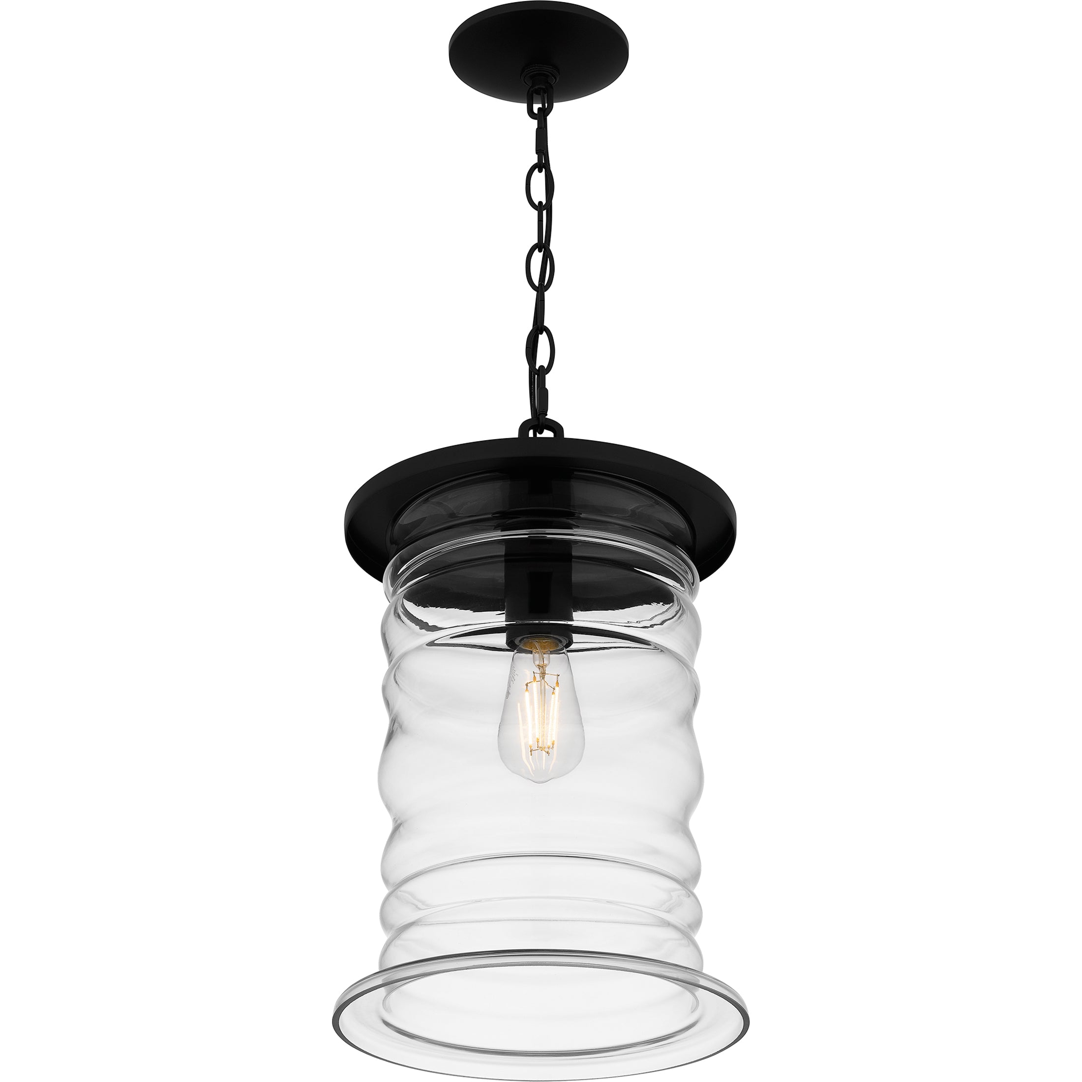 Quoizel Noland Hanging Light závěsné svítidlo matná černá
