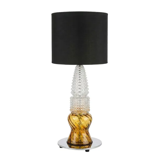 DESIGN BY US Micro Vintage stolní lampa ruční stínídlo