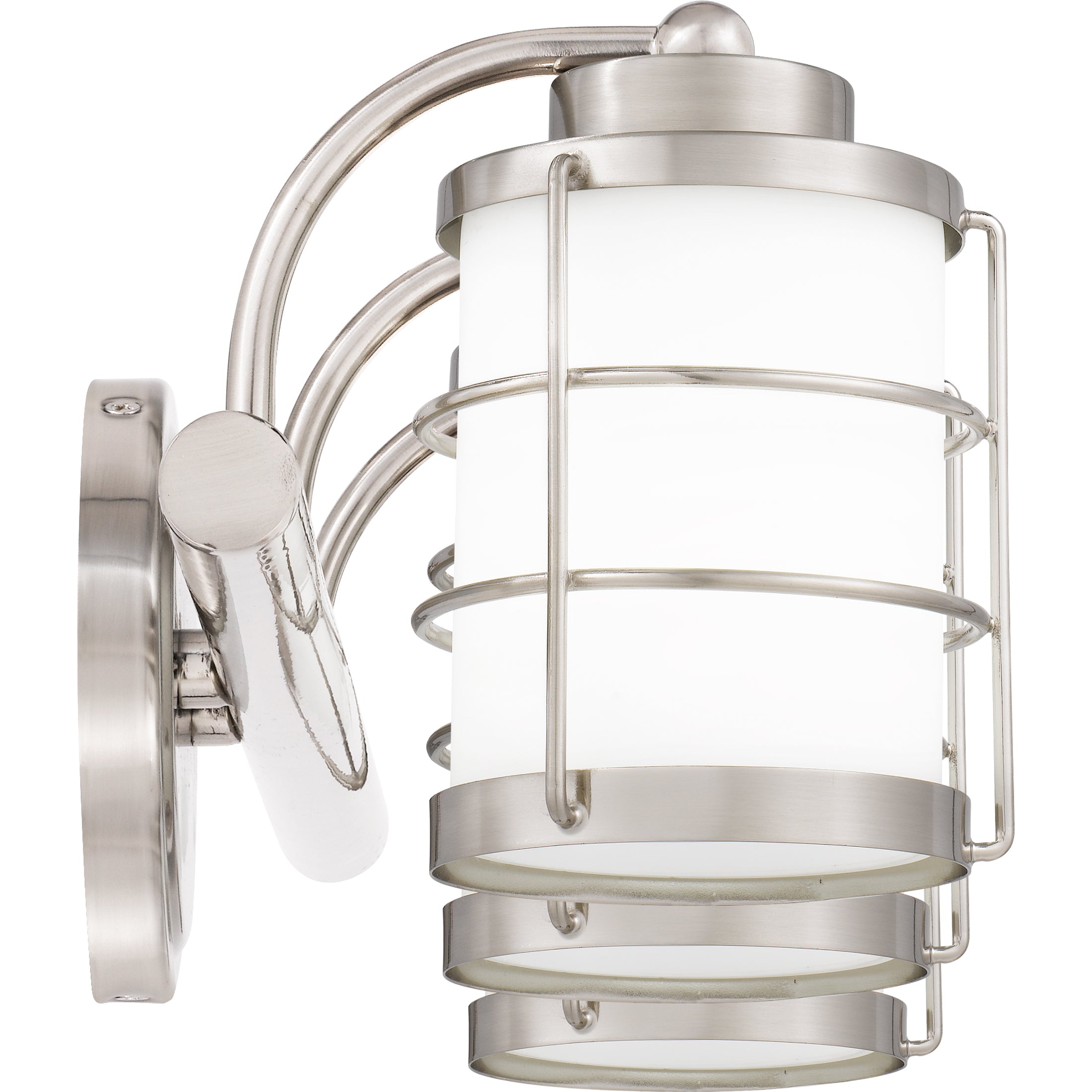 Quoizel Hazlett koupelnové svítídlo 3-světelné brushed nickel