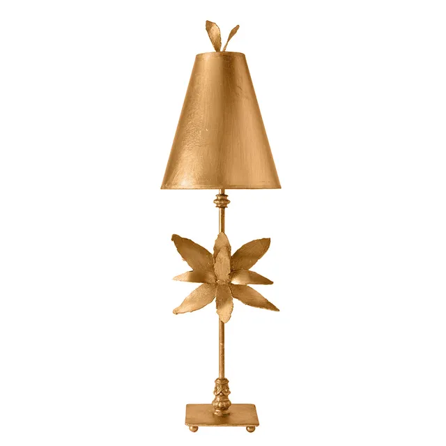 Gilded Nola Azalea stolní lampa zlatá