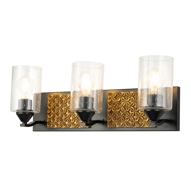 Gilded Nola Arcadia 3 Light koupelnové svítidlo čiré