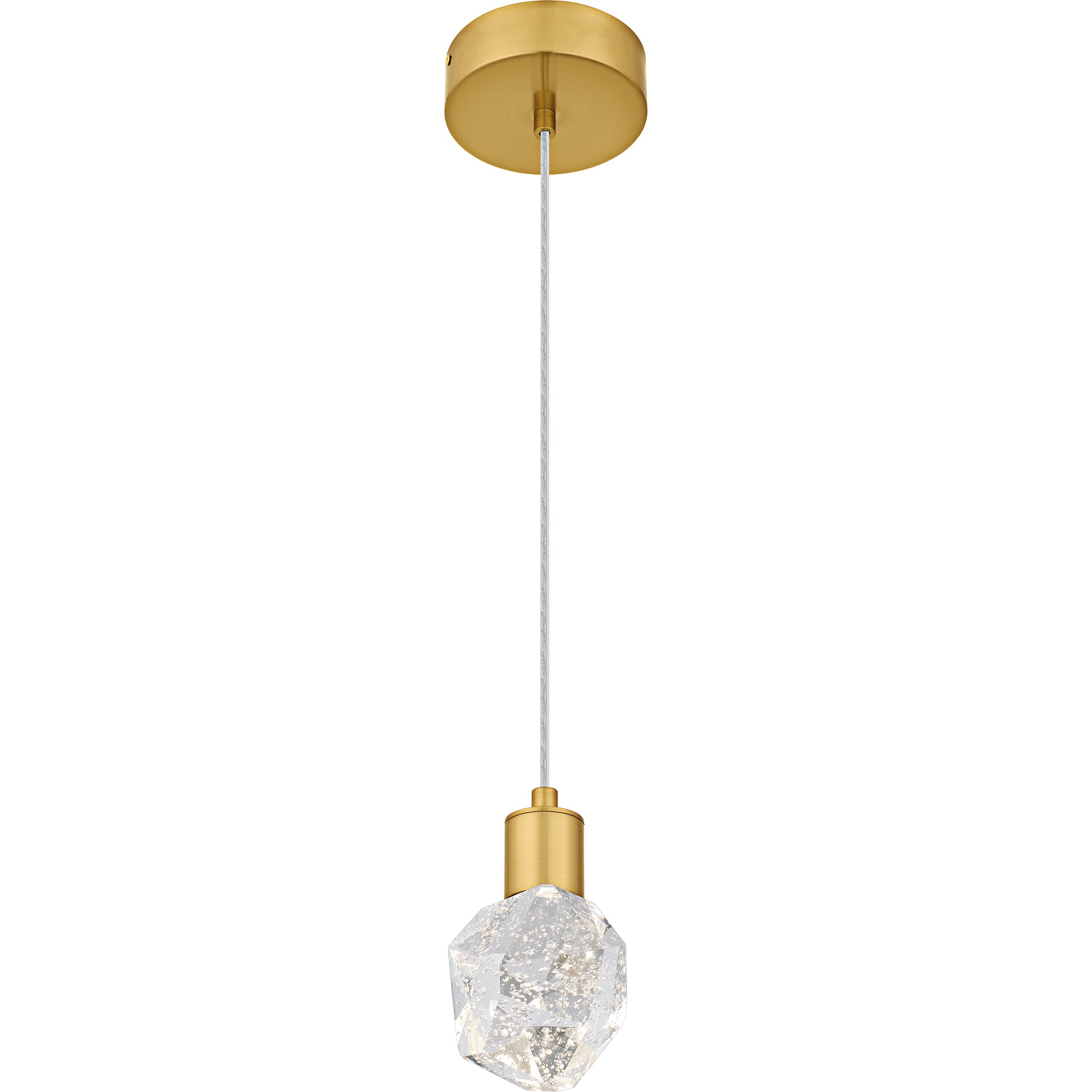 Quoizel Skye Mini Pendant závěsné svítídlo zlaté LED
