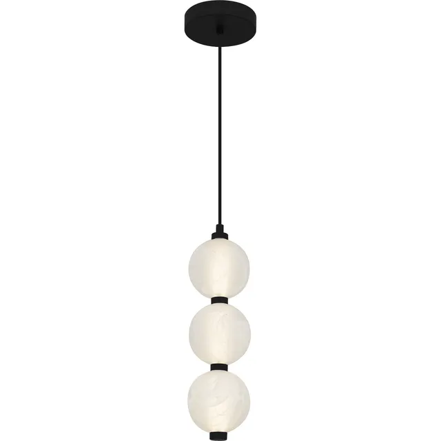 Quoizel Clarendon závěsné svítidlo Matte Black