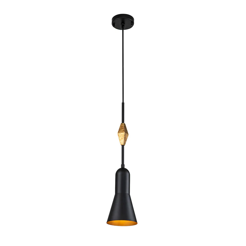 Gilded Nola Bijou Small závěsné svítidlo černá