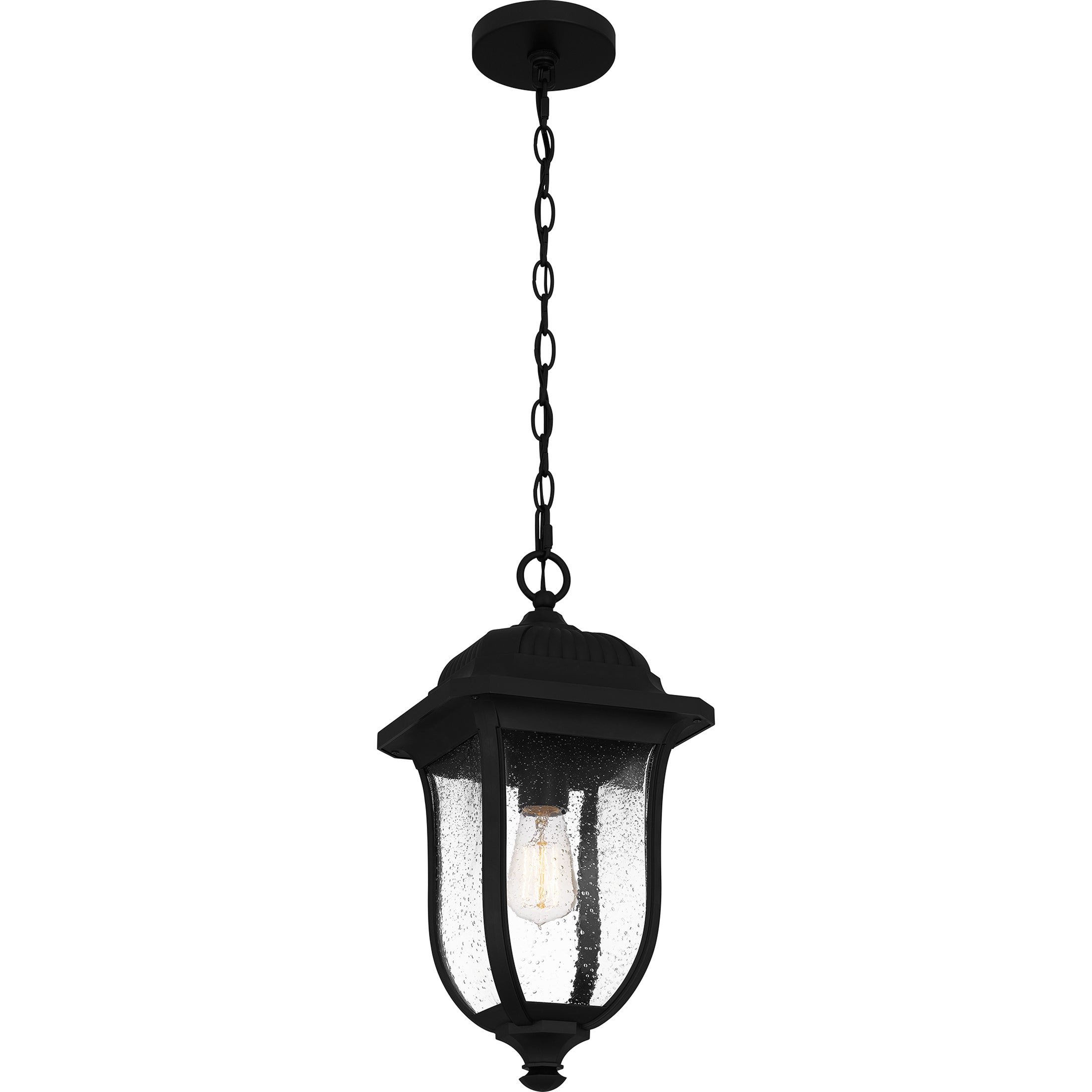 Quoizel Mulberry venkovní závěsná lucerna Matte Black