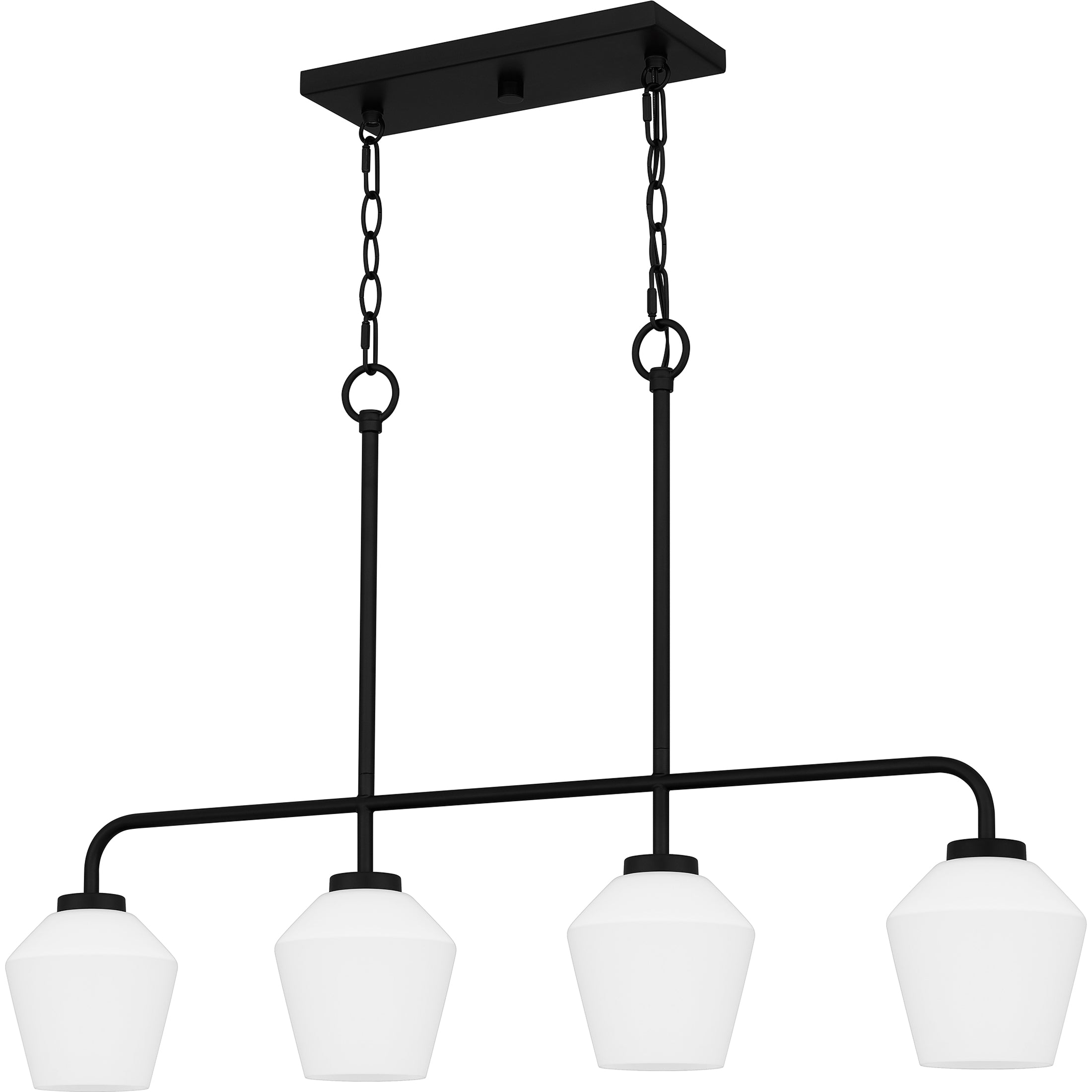 Quoizel Nielson lineární lustr černá matte black