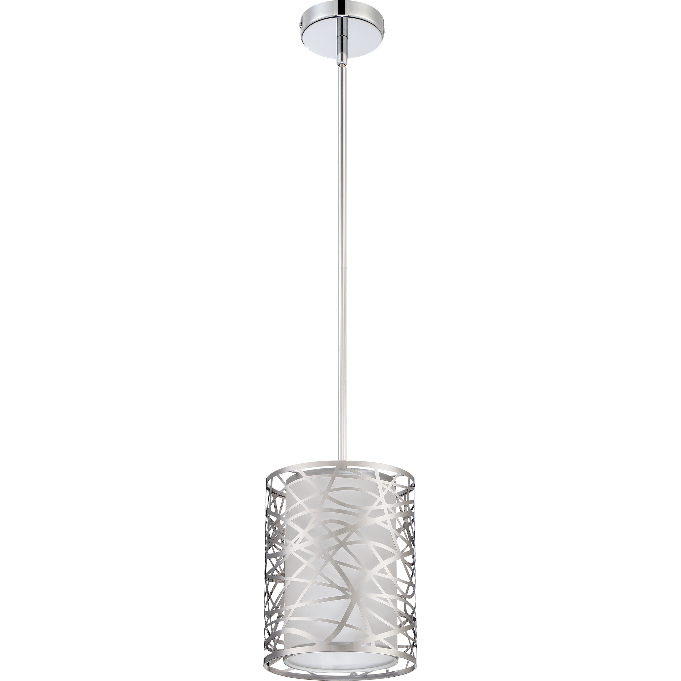 Quoizel Abode Mini Pendant závěsné svítidlo leštěný chrom