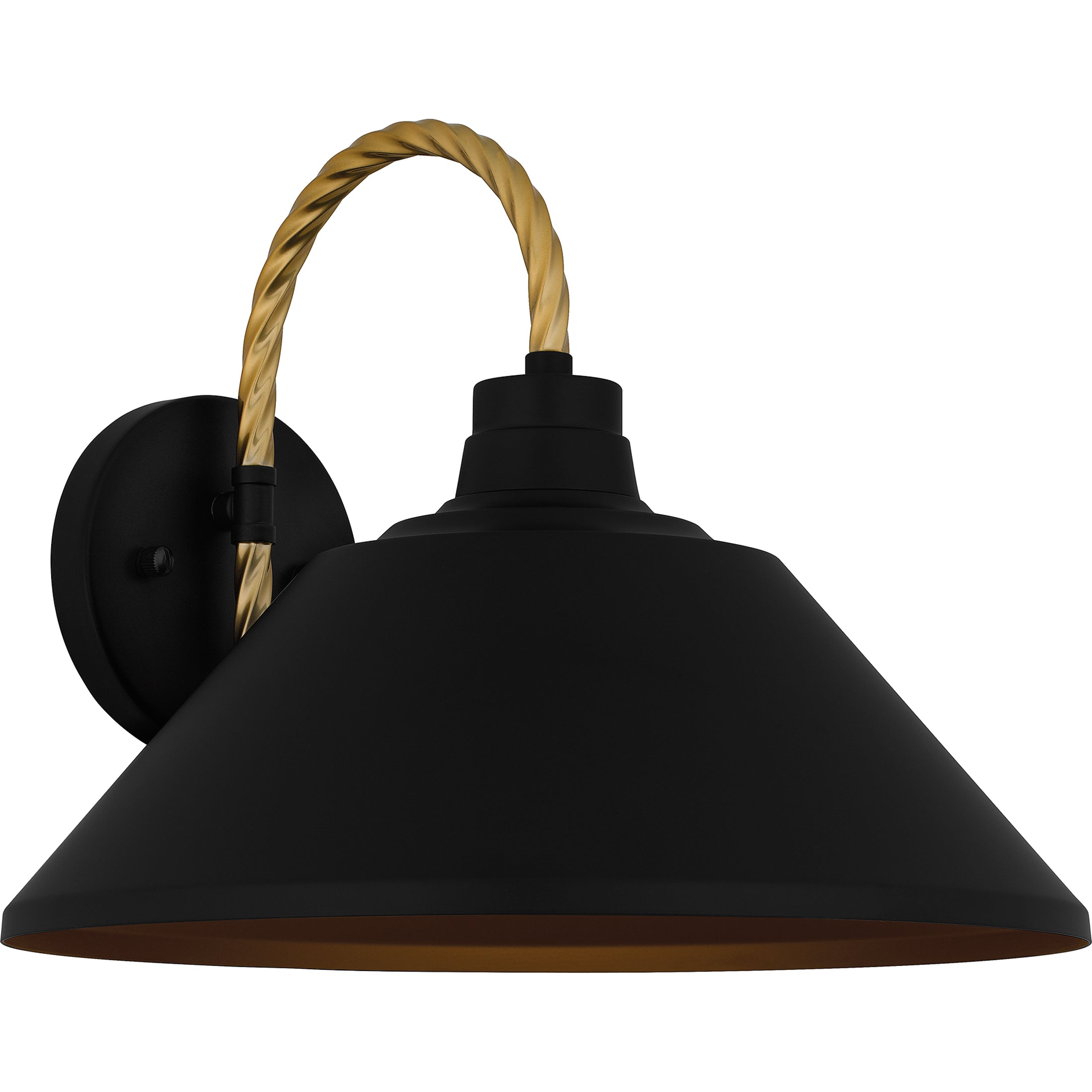 Quoizel Longshore venkovní svítidlo Matte Black 12"