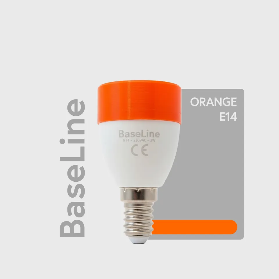 Bulbsharing Orange Only žárovka E14 oranžová