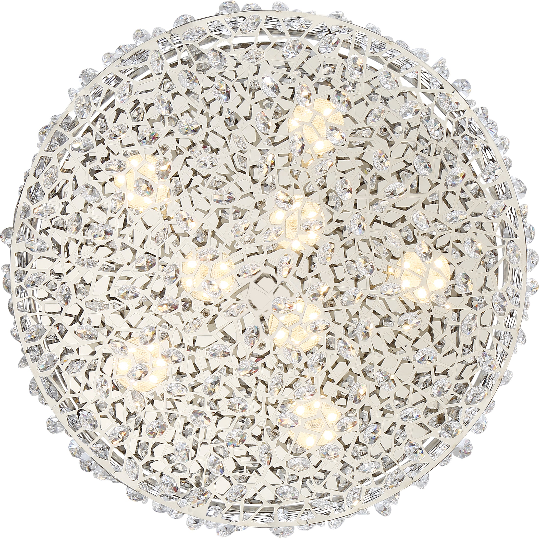 Quoizel Starlet stropní svítidlo polished chrome LED krystal
