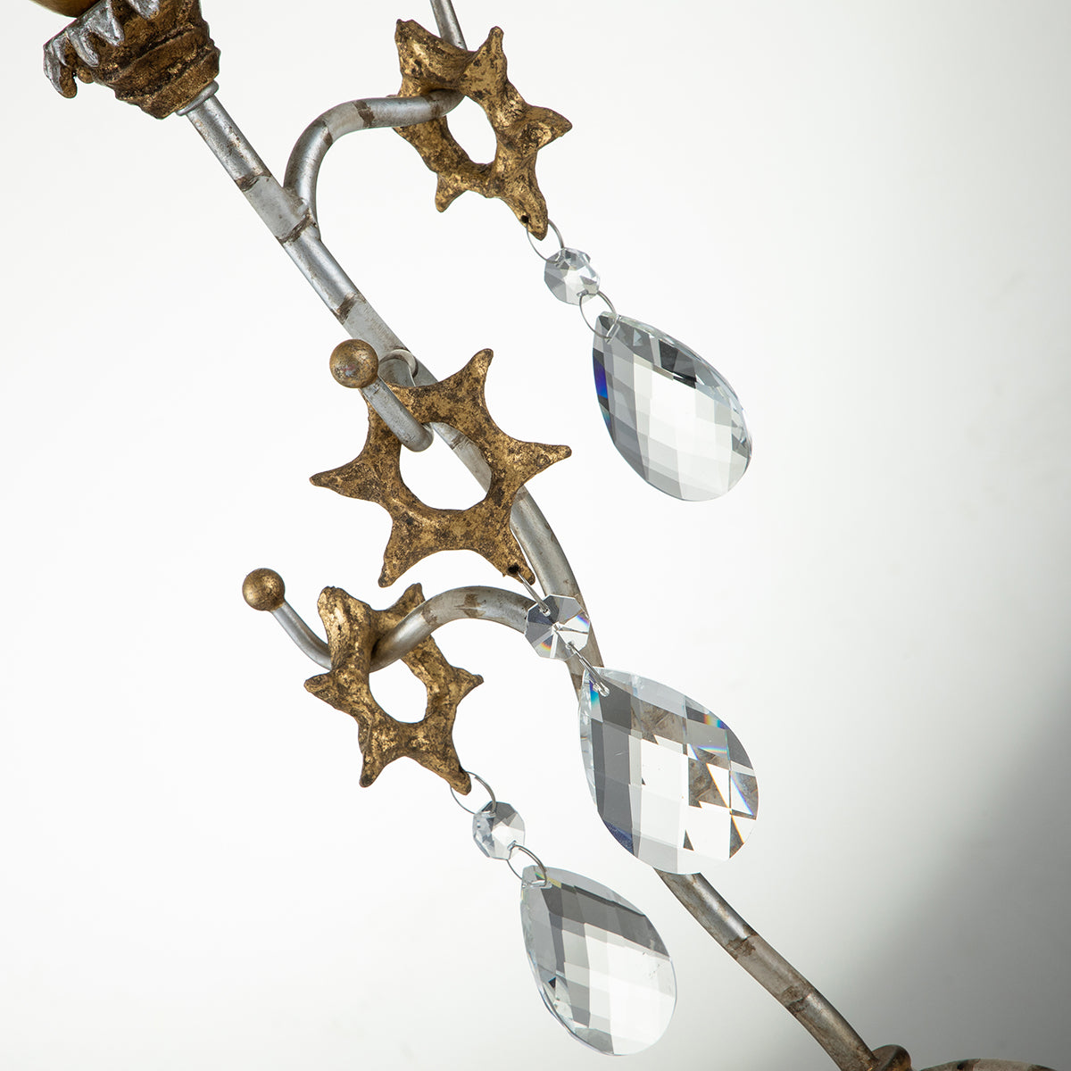 Gilded Nola Tivoli stříbrná stolní lampa bufetová