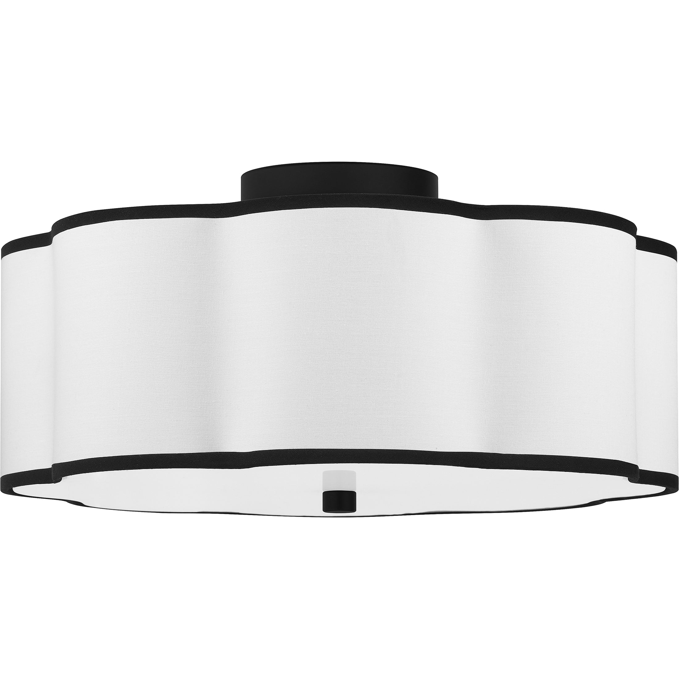 Quoizel Mabry Semi-Flush stropní svítidlo černé