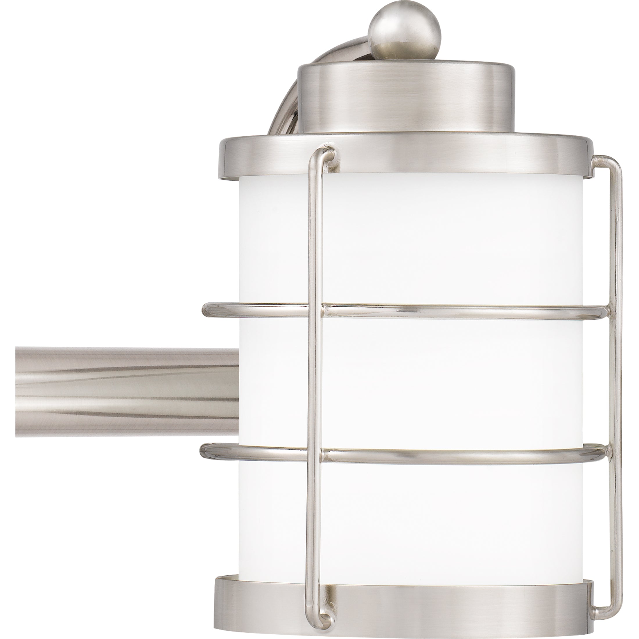 Quoizel Hazlett koupelnové svítídlo 3-světelné brushed nickel