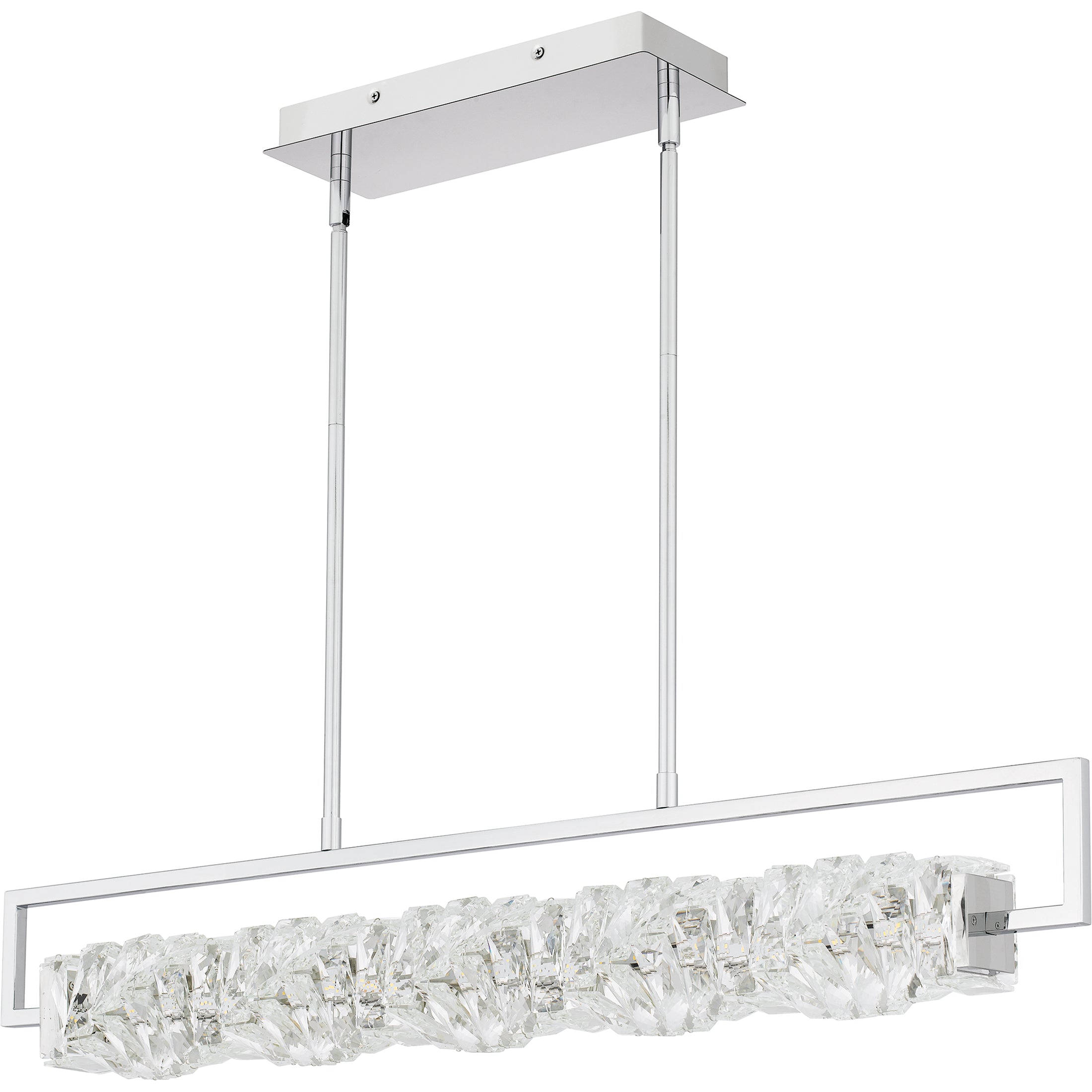 Quoizel Klass lineární lustr Polished Chrome LED
