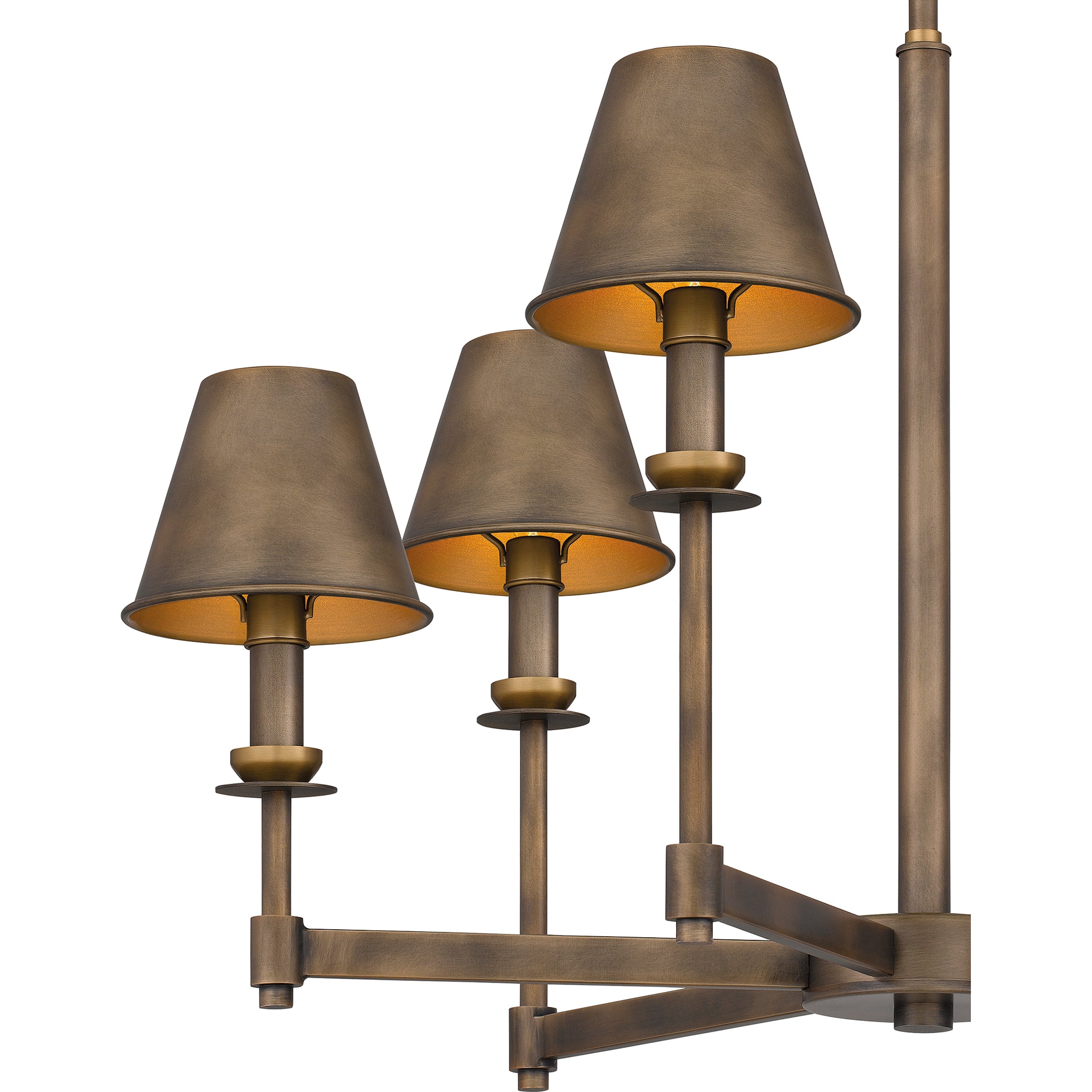 Quoizel Cross lustr Statuary Bronze