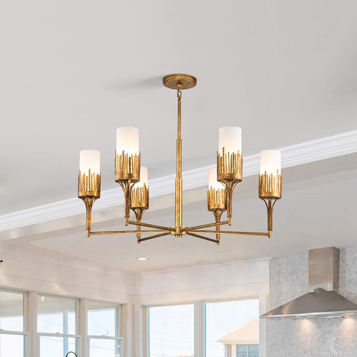 Gilded Nola Sawgrass 6 lustr zlatá 6ramenný