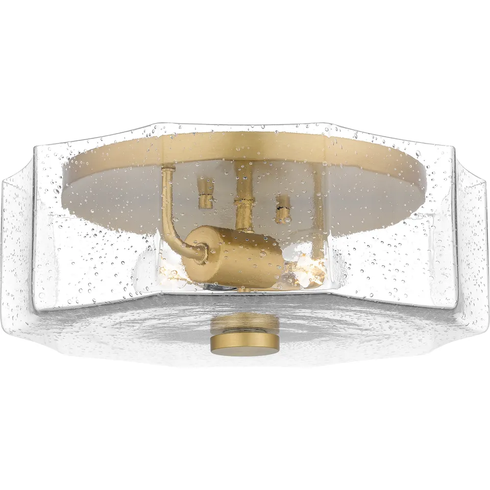 Quoizel Kaplan stropní svítídlo Polished Chrome sklo